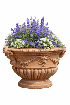 Preview: Ovaler Pflanzkübel mit Sartyr - Vaso ovale con satiri